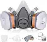 AirGearPro M-500 Atemschutzmaske mit A1P2 Filter, Gasmaske Staubfilter für Lackieren, Arbeiten, S...