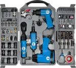 Güde Druckluftgeräte-Set 71-tlg. (6 bar Arbeitsdruck, 1/4" Anschlussgewinde, inkl. DL-Schlagschra...