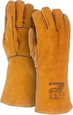 Schweißerhandschuh aus Rindsleder für MIG-Schweißen/Größe 10 XL, 1 Paar/Hochwertige Produkte/Arbe...