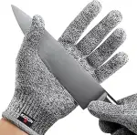 NoCry Schnittfeste Handschuhe für die Küche – Leistungsfähiger Level 5 Schnittschutz, lebensmitte...