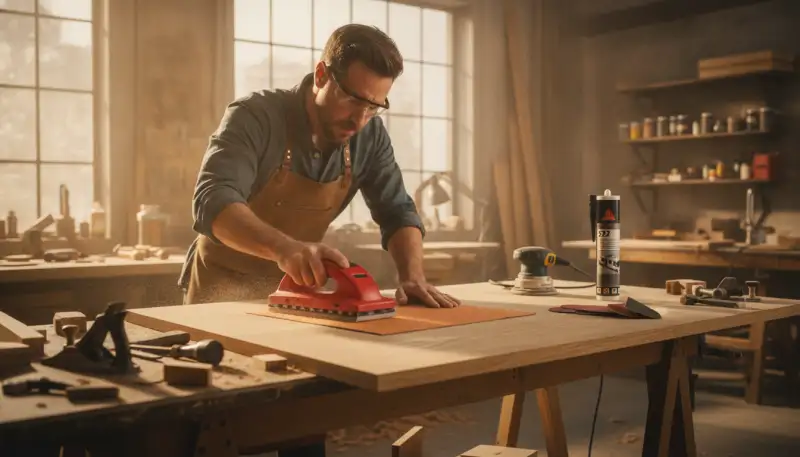 Meister der Fläche: Schleifpapier Klett